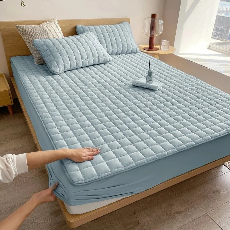 Mattress Protector Quilted Waterproof Fitted