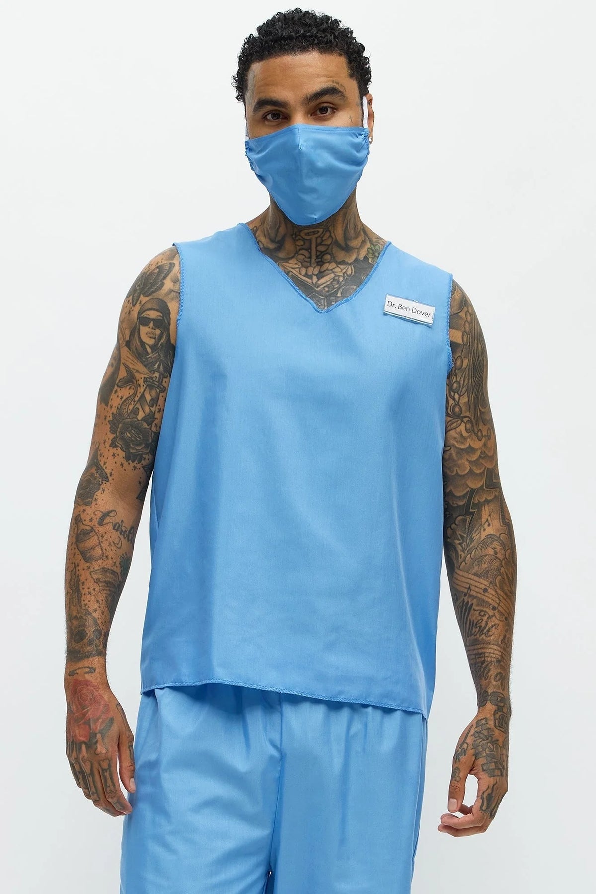 Medical Scrub Costume Set Breathable Wrinkle-Resistant