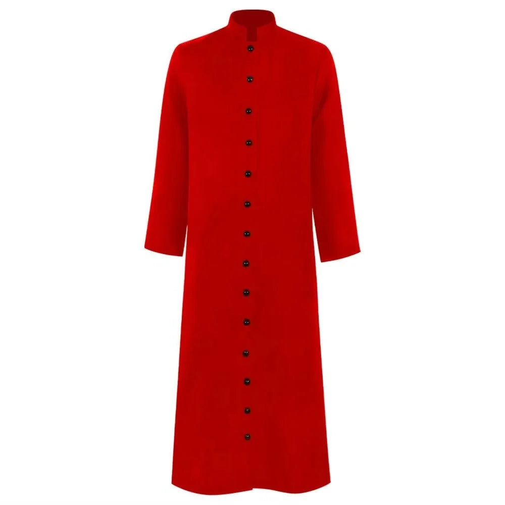 Medieval Costume Robe Full-Length Flowing Pull-On XS To 5XL