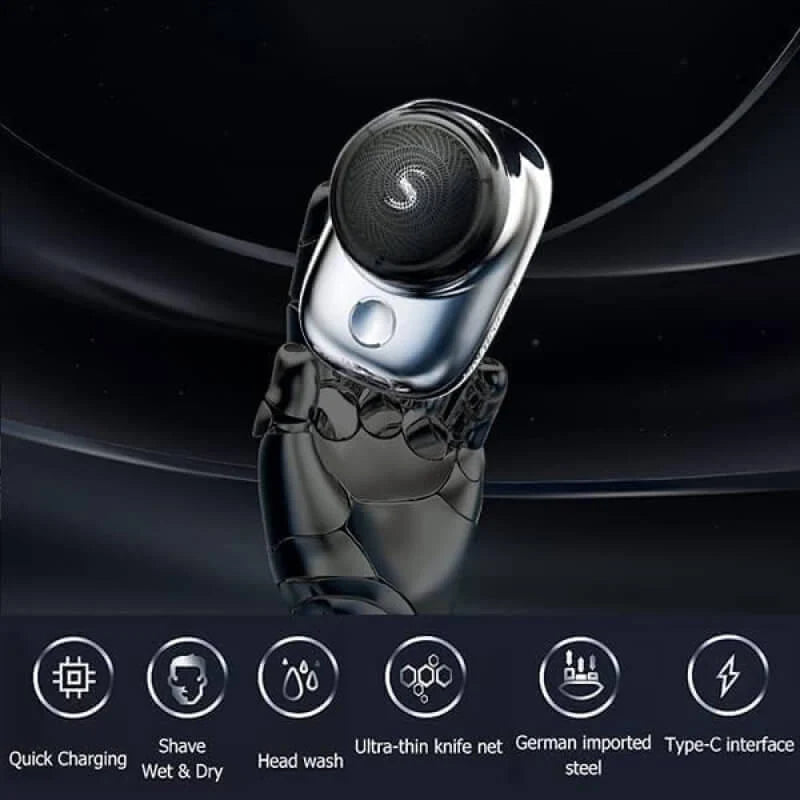 Men's Electric Shaver 6-Blade Stainless Steel