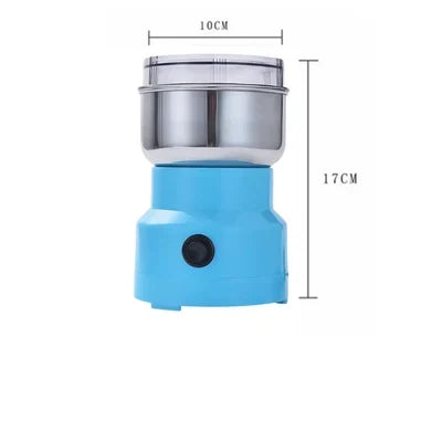 Mini Electric Food Grinder Stainless Steel Blades One-Button Operation