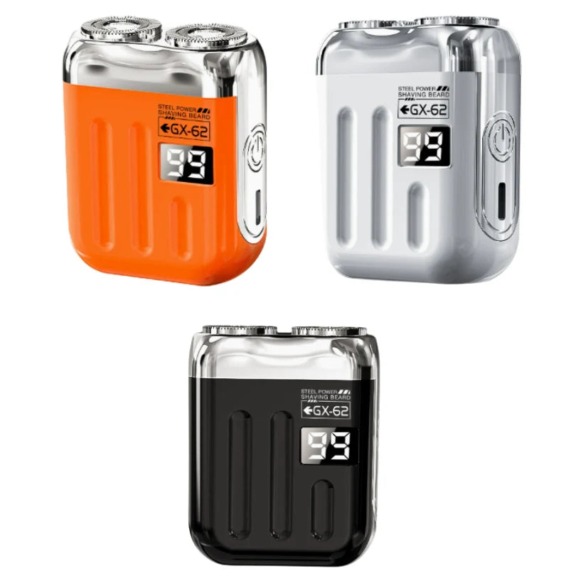 Mini Electric Shaver Dual Precision Heads USB Rechargeable