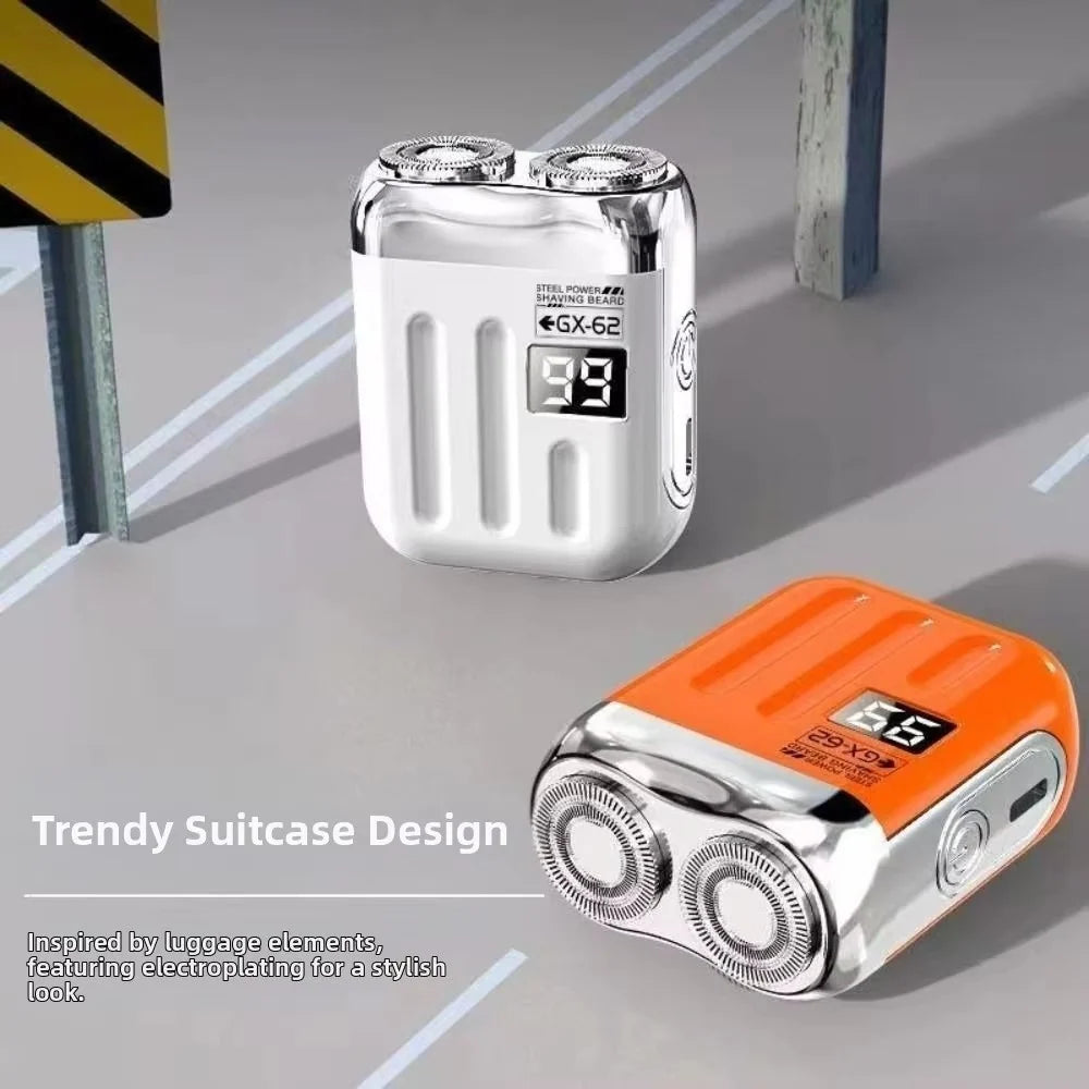 Mini Electric Shaver Dual Precision Heads USB Rechargeable
