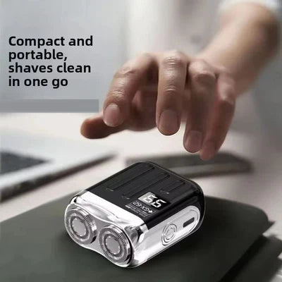 Mini Electric Shaver Dual Precision Heads USB Rechargeable