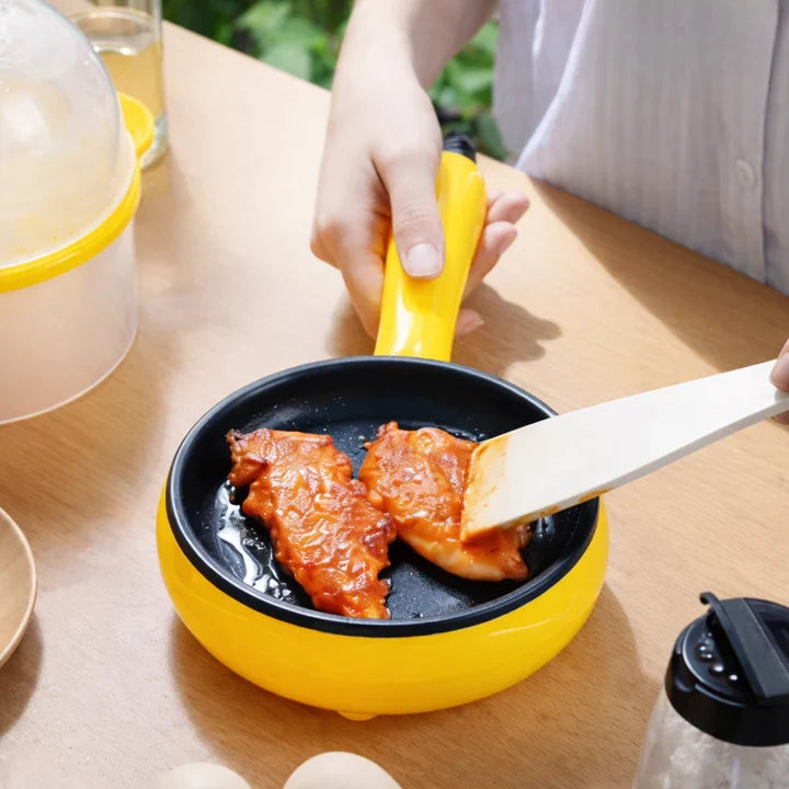 Mini Frying Pan Electric Non-Stick Automatic Shut-Off