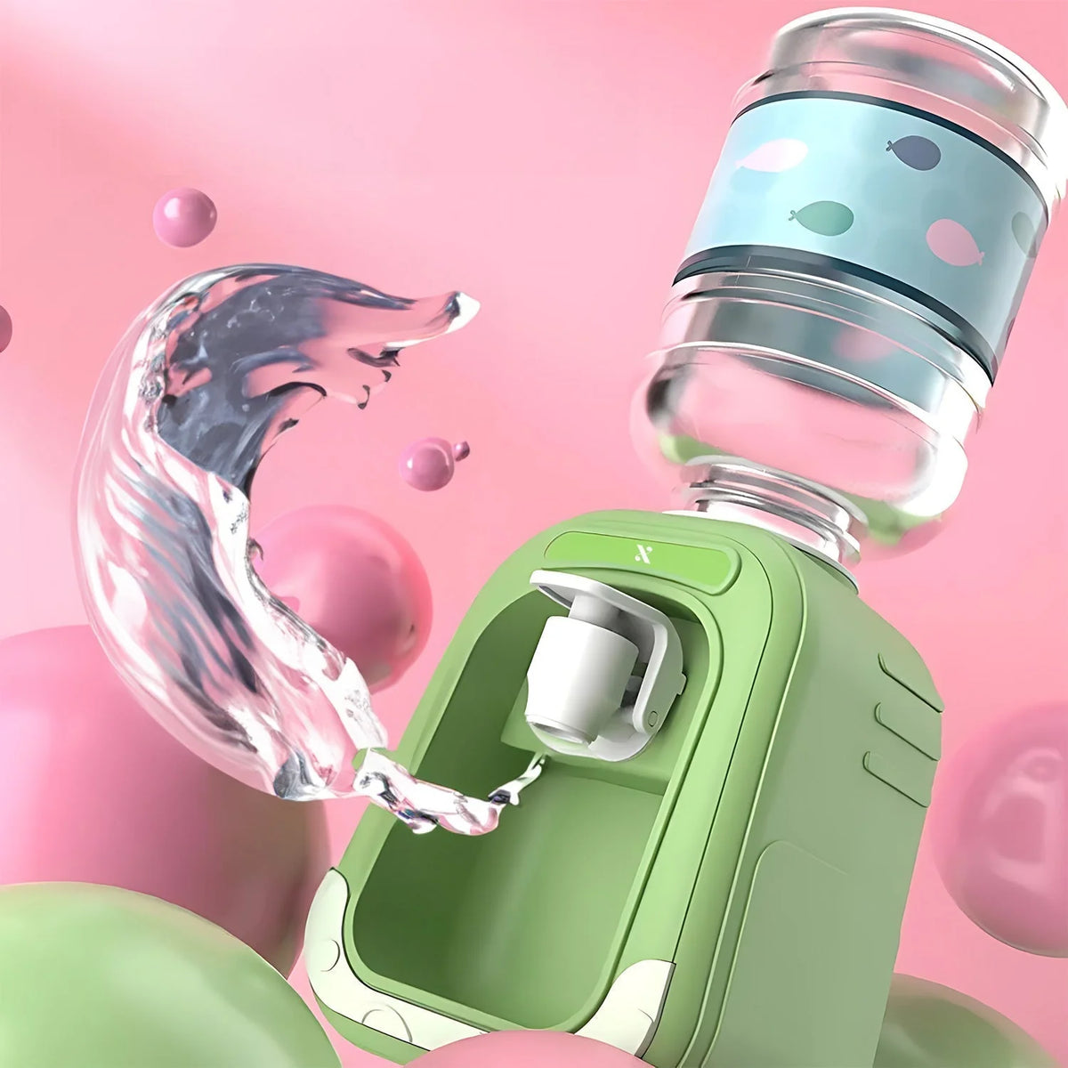 Mini Liquid Dispenser Rotatable Tap Exact Dosing Detachable Design