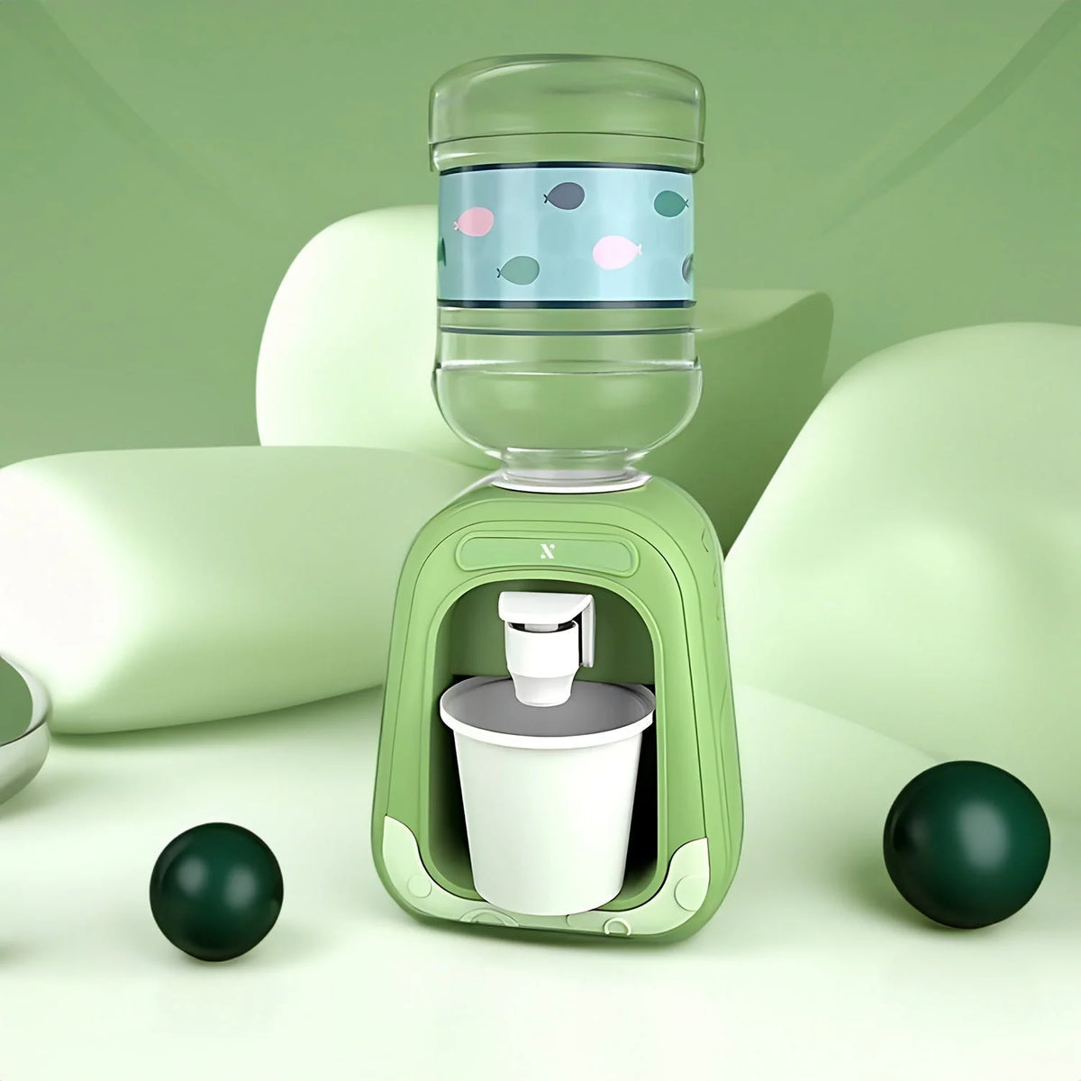 Mini Liquid Dispenser Rotatable Tap Exact Dosing Detachable Design