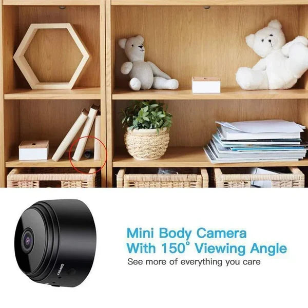 Mini Security Camera 1080p Magnetic Mount Night Vision