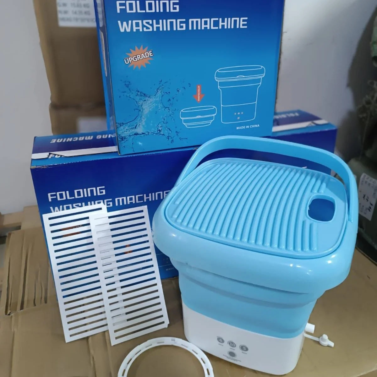 Mini Washing Machine Foldable 3 Wash Modes & Spin