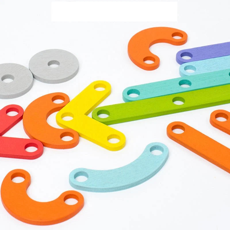 Montessori Puzzle Pegboard & Template Cards