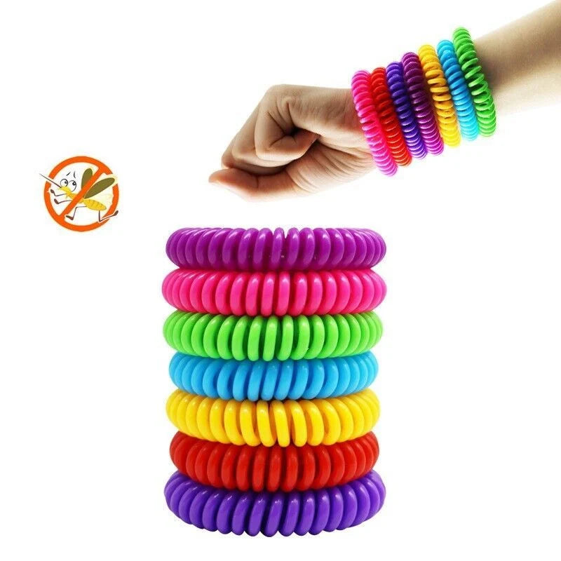 Mosquito Repellent Bracelets DEET-Free Waterproof 24-Pack