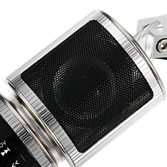 Motorcycle Handlebar Speaker Bluetooth Aux & MicroSD 12V Powered