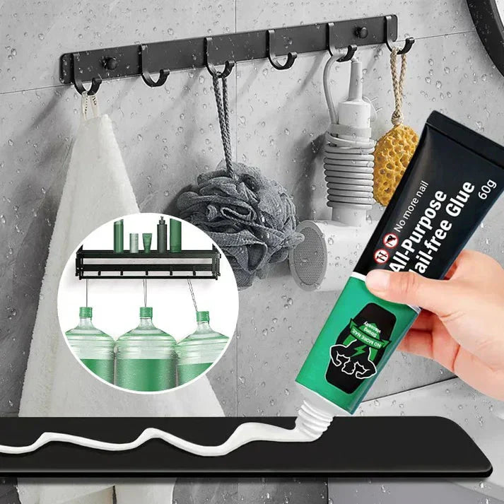Mounting Adhesive Drill-Free Waterproof Bonds Ceramic, Glass & Wood