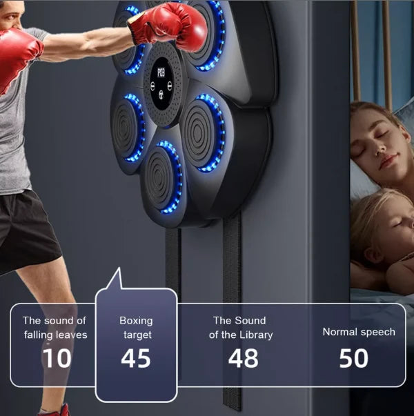 Music Boxing Pad Interactive Target Zones & Rhythm Guides