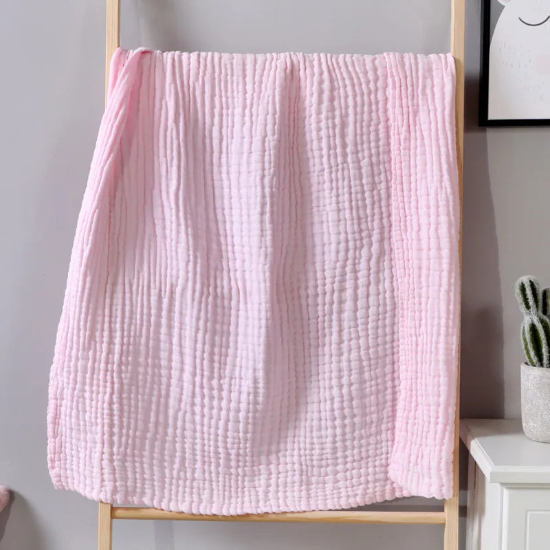 Muslin Throw Blanket Six-Layer Cotton Breathable Moisture-Wicking