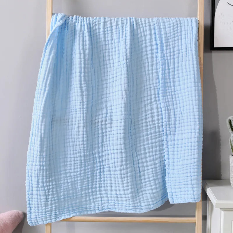 Muslin Throw Blanket Six-Layer Cotton Breathable Moisture-Wicking