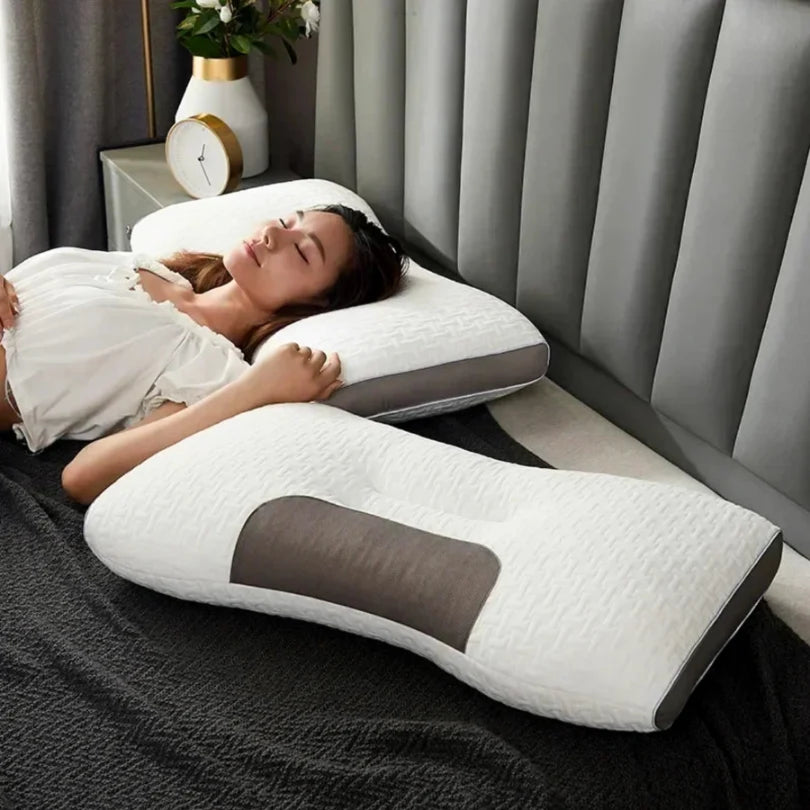 Neck Pillow Ergonomic Breathable Knitted Cover
