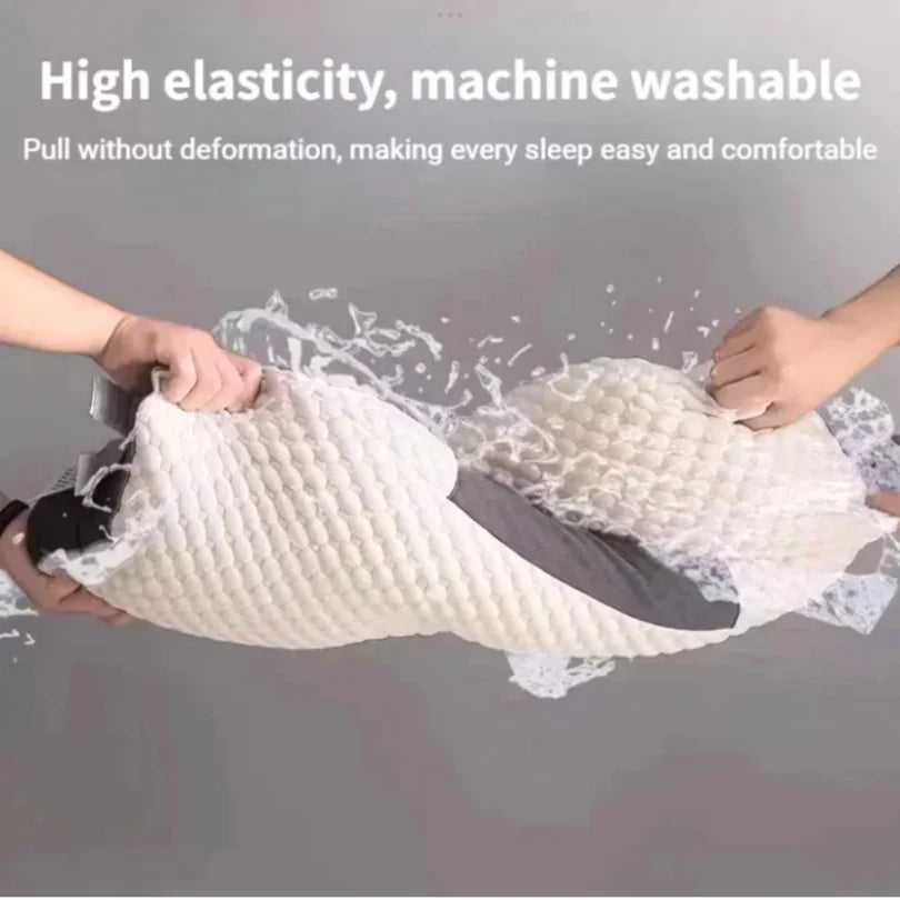 Neck Pillow Ergonomic Breathable Knitted Cover