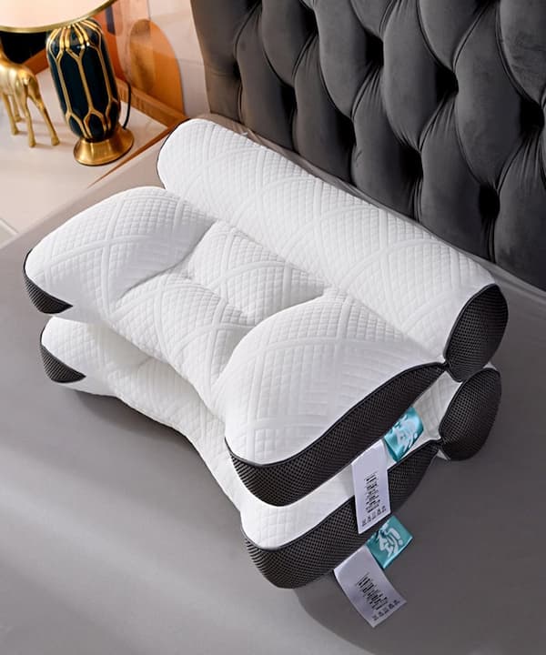 Neck Support Pillow Ergonomic Memory Foam With Ear Cavity