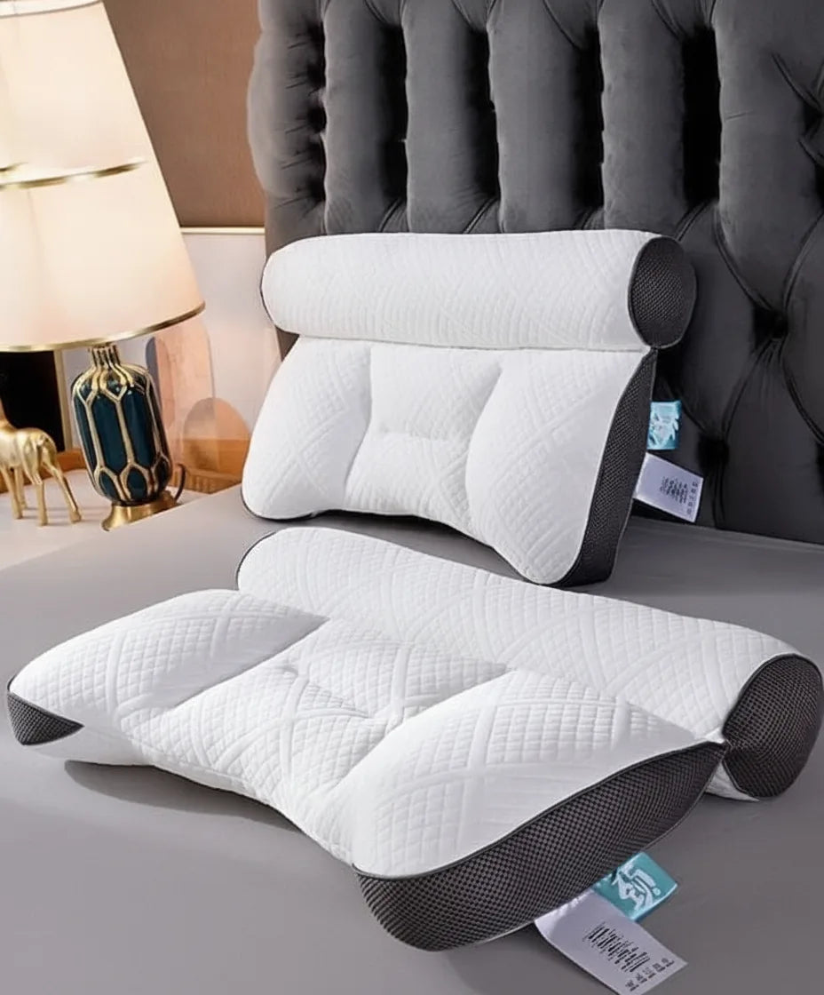 Neck Support Pillow Ergonomic Memory Foam With Ear Cavity