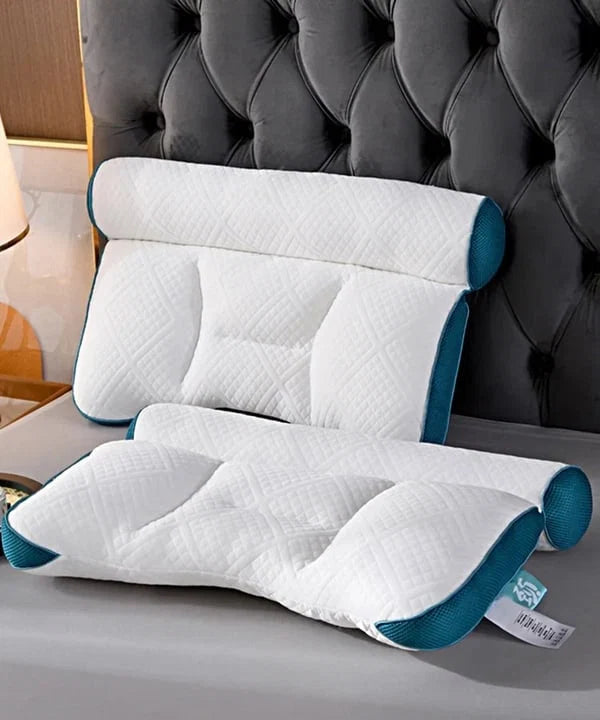 Neck Support Pillow Ergonomic Memory Foam With Ear Cavity