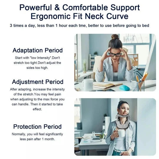 Neck Traction Stretcher 5-Level Adjustable USB Heating