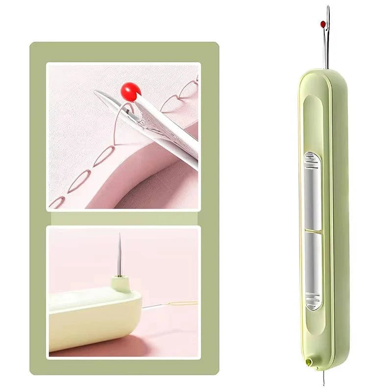 Needle Threader & Seam Ripper Dual-Ended Stainless Steel Wire