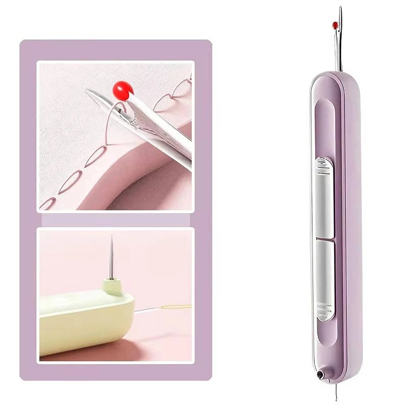 Needle Threader & Seam Ripper Dual-Ended Stainless Steel Wire