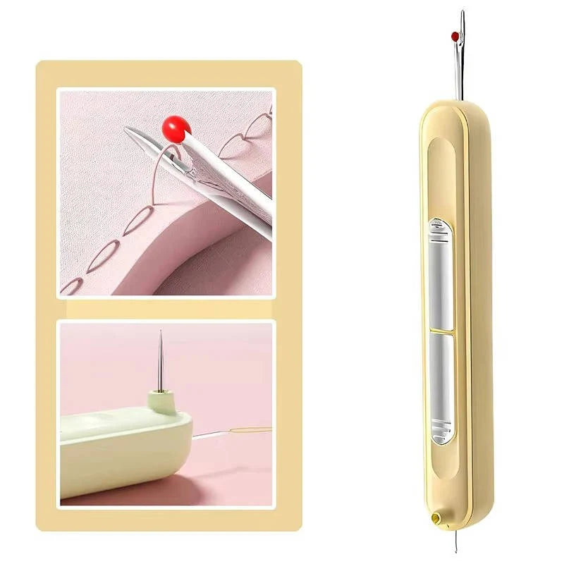 Needle Threader & Seam Ripper Dual-Ended Stainless Steel Wire