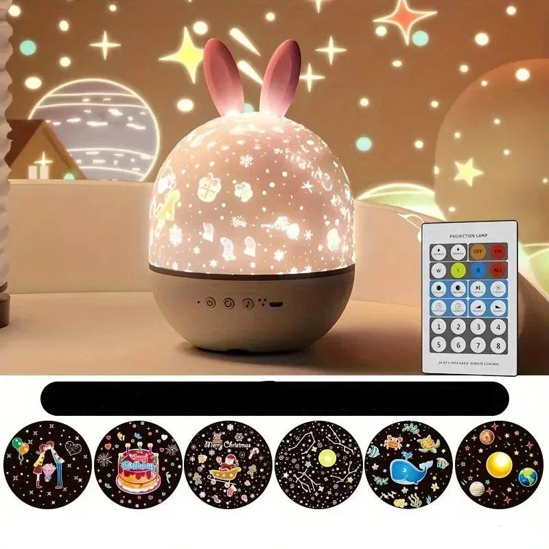 Night Light Projector Stars, Ocean & Animal USB Rechargeable