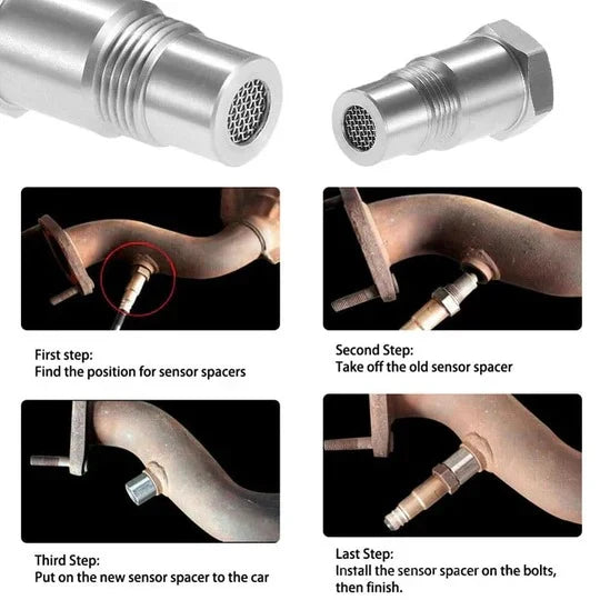 O2 Sensor Spacer Recessed Chamber M18 x 1.5