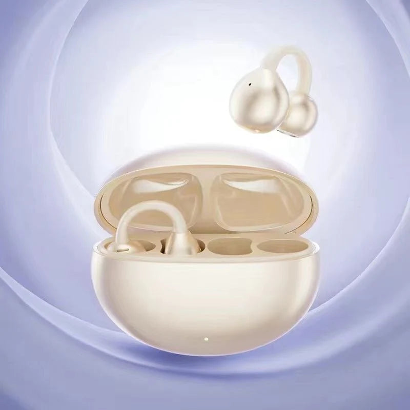 Open-Ear Earphones Bluetooth 5.4 Multipoint AI Noise Cancellation