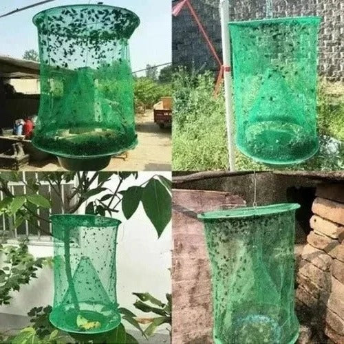 Outdoor Fly Trap Bait-Based Hanging & Reusable