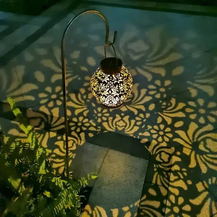 Outdoor Pendant Light Solar LED Remote Dimmable Long Cord