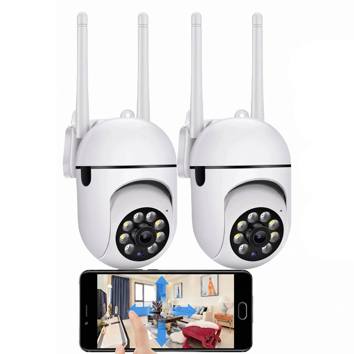 Outdoor Security Camera Pan & Tilt Night Vision