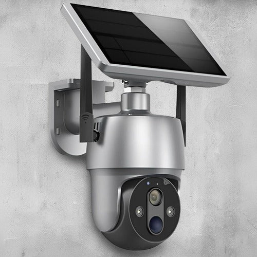 Outdoor Security Camera Solar-Powered 360 Degree Pan & Tilt