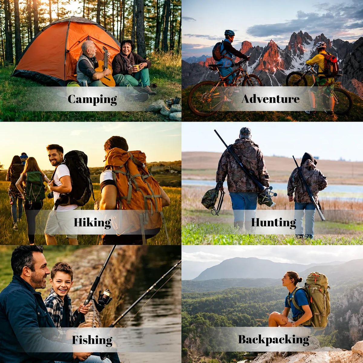 Outdoor Survival Advent Calendar 24-Piece Gear Set