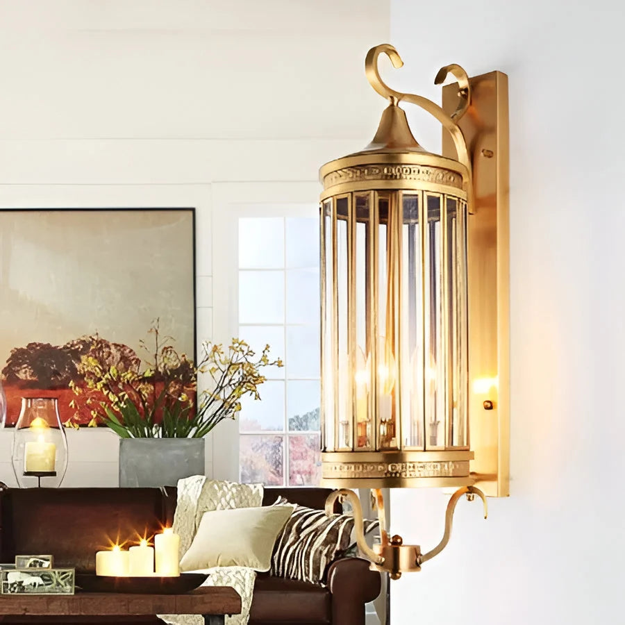 Outdoor Wall Sconce Solid Copper IP65 Weather-Resistant