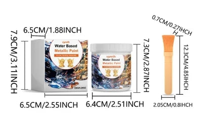Paint Metallic Gold Shimmering Water-Based
