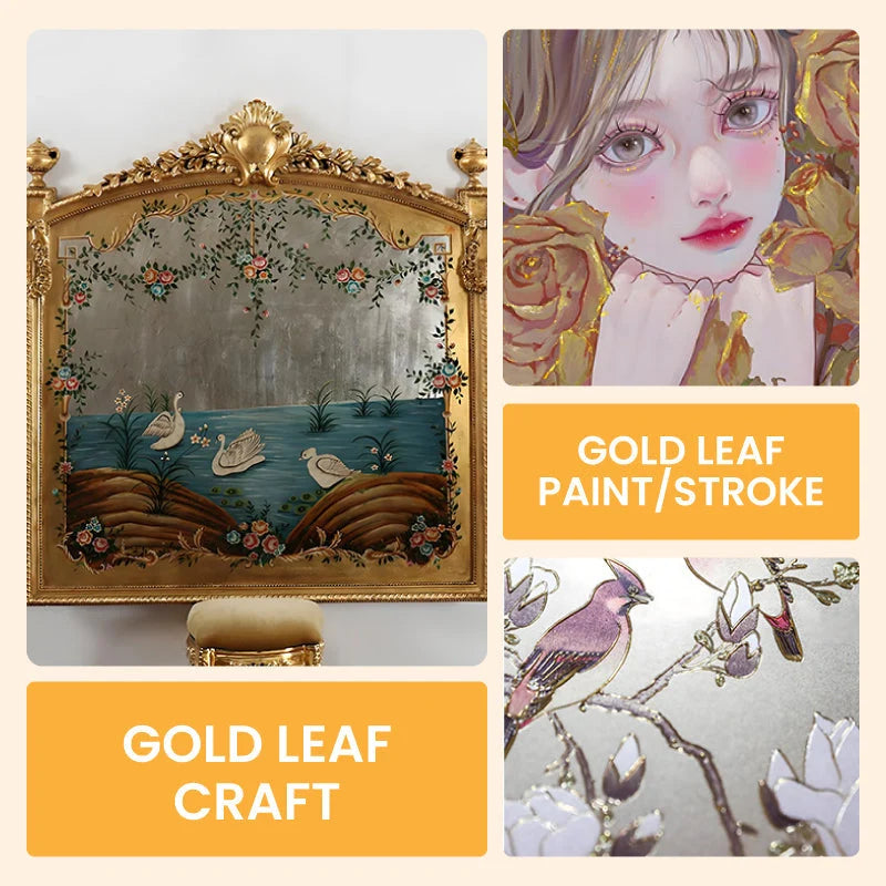 Paint Metallic Gold Shimmering Water-Based