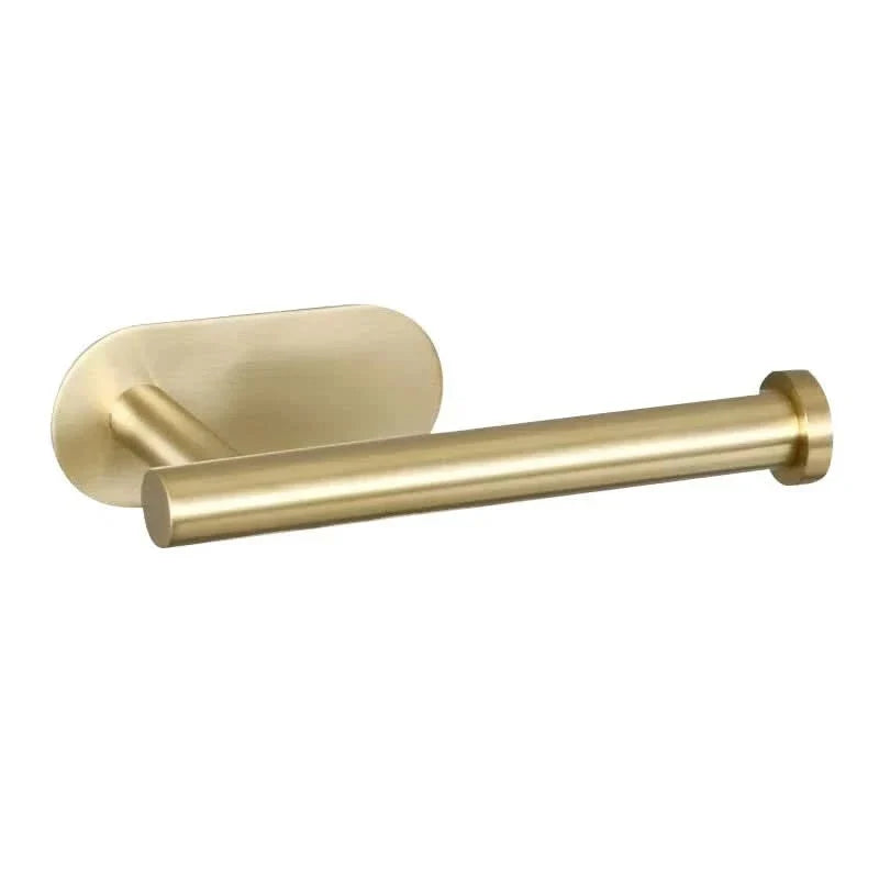 Paper Towel Holder Wall-Mounted Stainless Steel Adhesive or Screw Mounting