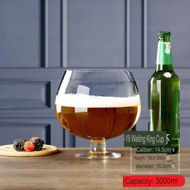 Party Glass Clear Wide Mouth 6L