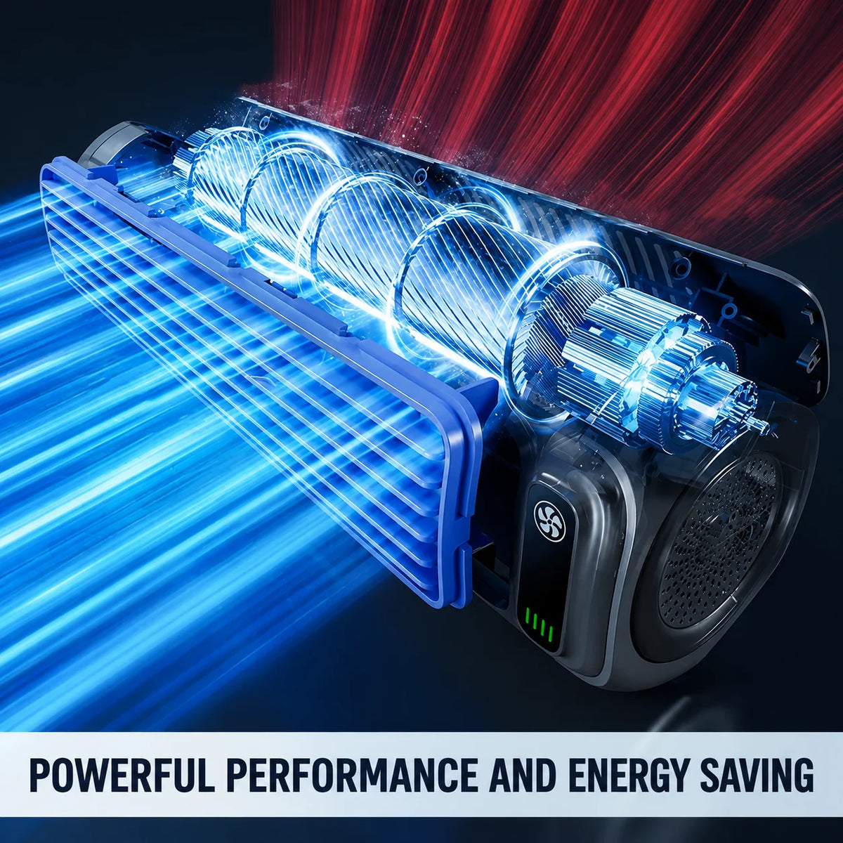 Personal Air Cooler Bladeless Rechargeable Whisper-Quiet