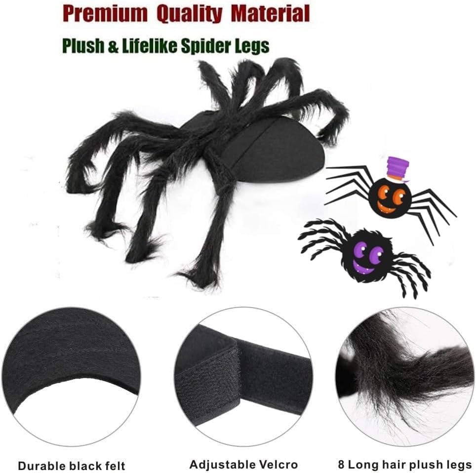 Pet Costume Spider Bendable Wire Legs Adjustable Straps