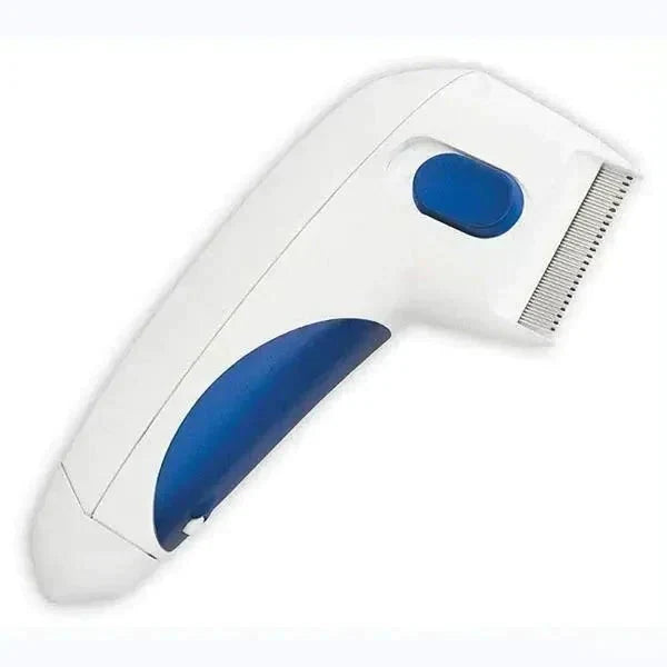 Pet Flea & Tick Comb Low-Voltage Battery-Powered Fine-Tooth