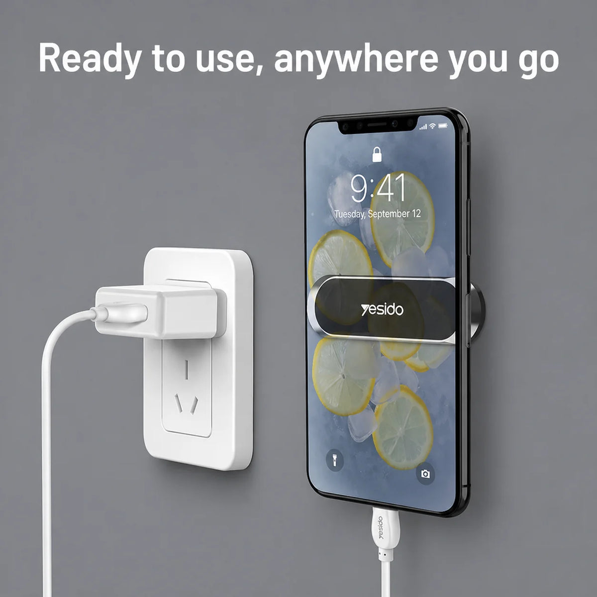 Phone Mount Magnetic N50 360° Rotation Residue-Free Adhesive