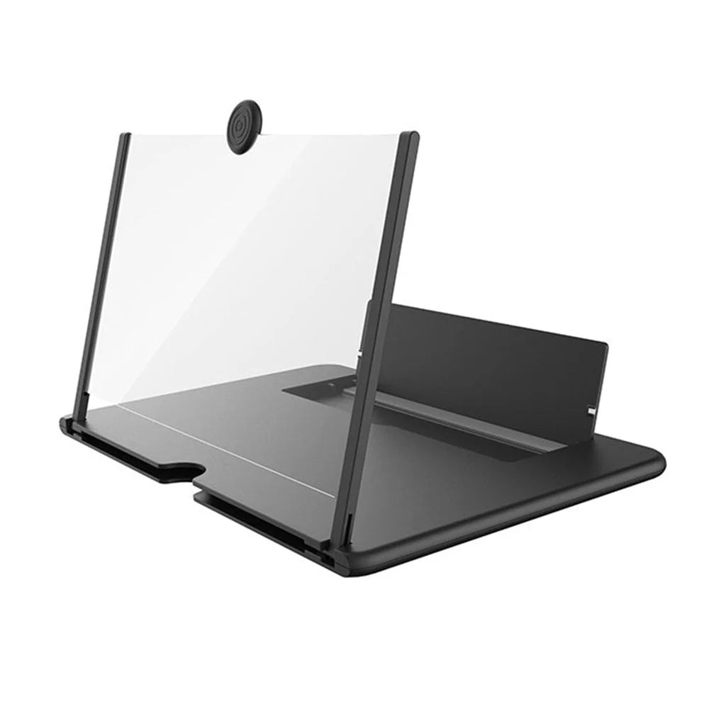 Phone Screen Magnifier Foldable 3D HD Lens & Stand