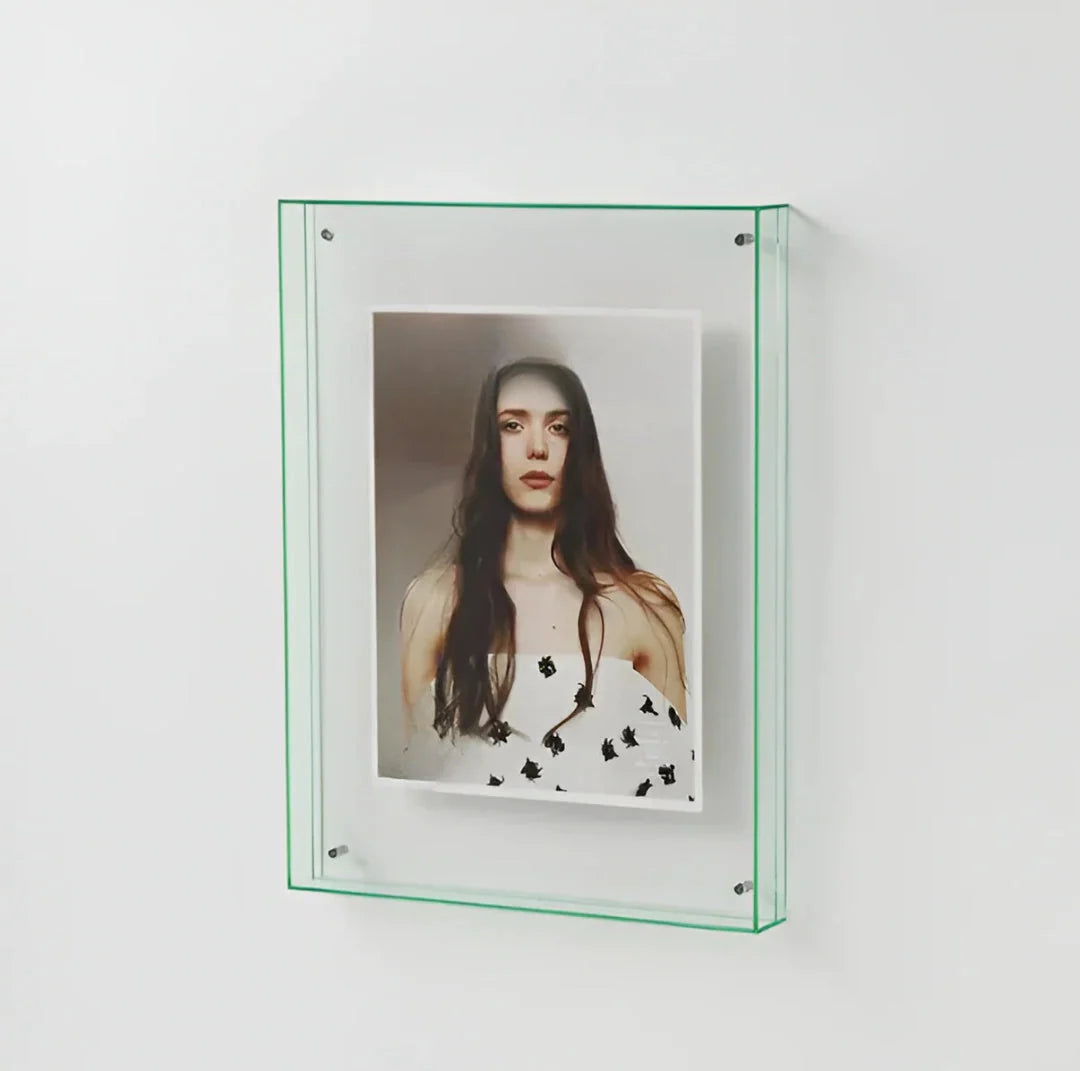 Photo Frame Acrylic Floating Desk & Wall Display