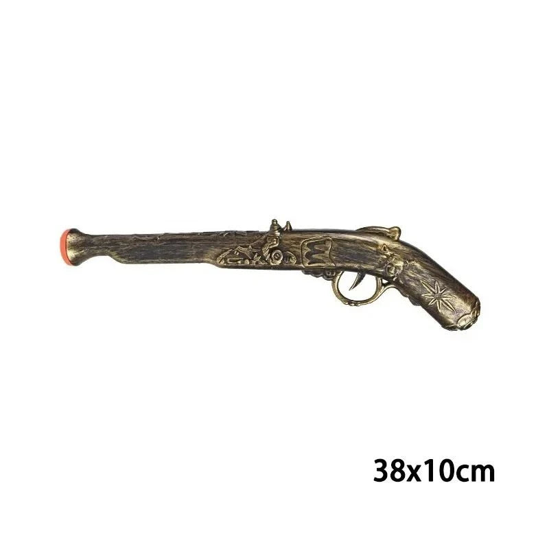 Pirate Pistol Prop Embossed Engravings & Lightweight ABS