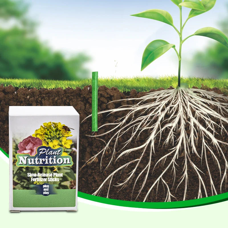 Plant Fertilizer Sticks Slow-Release Root-Activated